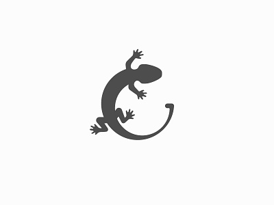 Lizard in G brand branding icon lizard logo logomark logotype minimalistic