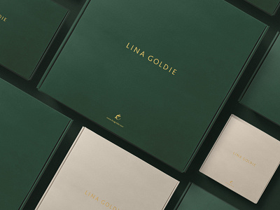 Lina Goldie branding icon lizard brand logo logomark logotype minimalistic