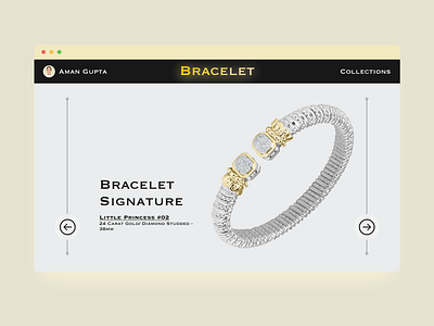 Bracelet Shop Online design macbook sketch ui ux web design website