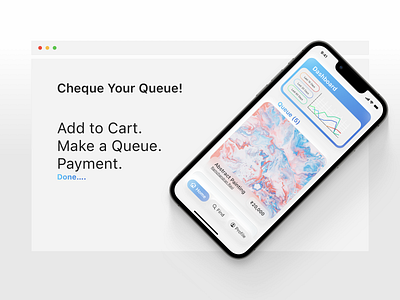 Queue App app branding design macbook sketch ui ux web design