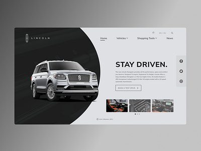 Lincoln Web Landing Page