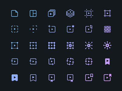 Video Template Icon app design editing gui icon icon design iconography process startup tech template ui uidesign uiux video video editing video editor web web design webdesign