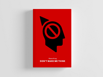 Don't Make Me Think book book cover book design design gestalt graphic graphic design illustration minimal minimalist usability user testing vector web web design