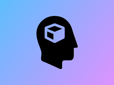 Blockhead Design System block branding design gradient graphic graphic design head icon illustration logo minimal product vector