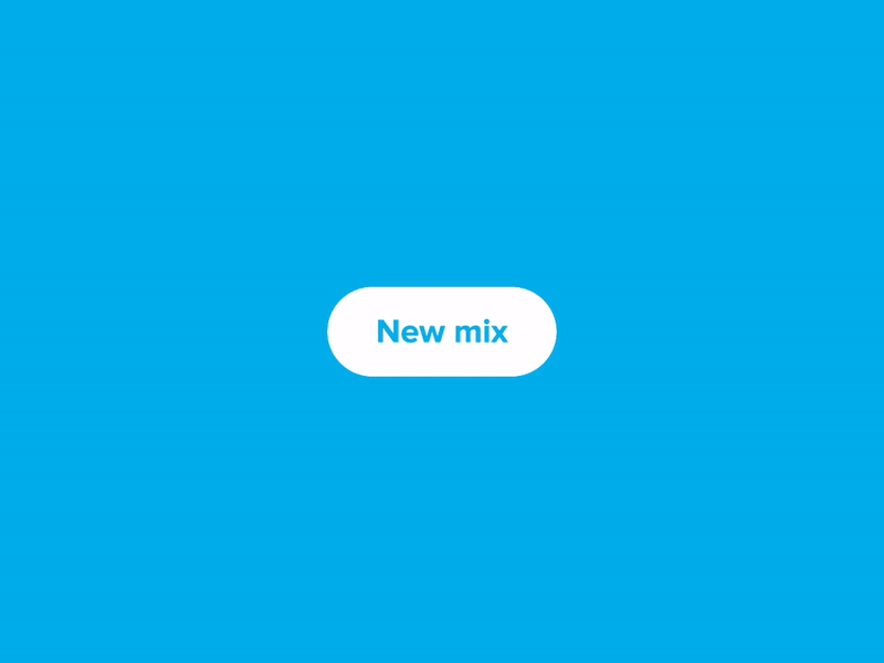 New Mix button button animation experience interaction interaction design interface music new playlist streaming ui ux