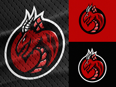 Simple Dragon Mascot Logo