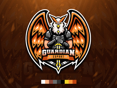 Guardian Esport Logo branding design esports esports logo illustration logo mascot mascot logo sports vector