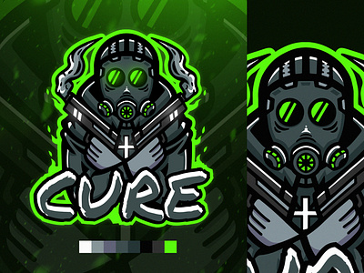 Cure Mascot Logo