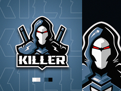 Killer Mascot Logo branding design esports esports logo illustration logo mascot mascot logo sports vector