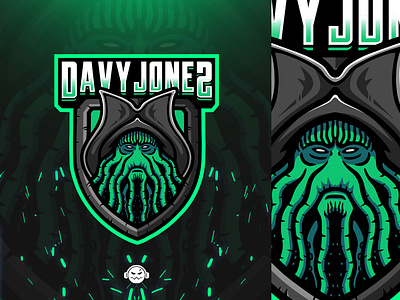 Davy Jones Mascot Logo