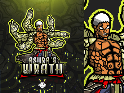 Asura's Wrath Mascot Logo