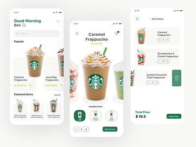 Starbucks UI Mobile Apps