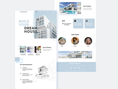 Architecture Website UI Design app design minimal ui ux web website