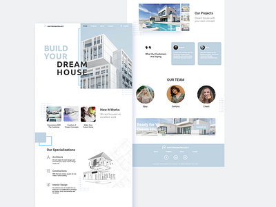 Architecture Website UI Design