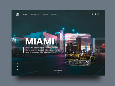 Travel Agency Website UI Design app design minimal ui ux website