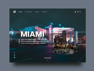 Travel Agency Website UI Design