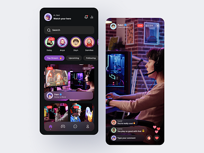 Streaming Mobile App