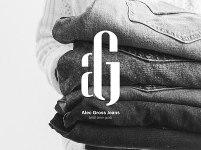Denim brand monogram adobe illustrator brand identity branding denim design fashion graphic design illustration jeans logo logo design logo designer logotype monogram typography ui ux vector