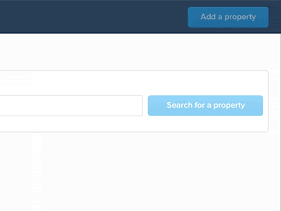 Add a property button (bounce affect) animation button dashboard data framer js micro interaction search table