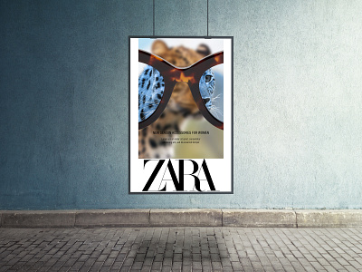 ZARA poster design design illustration