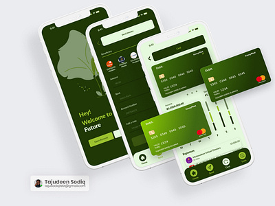 Banking App app banking design finance fintech visual design wealth4us