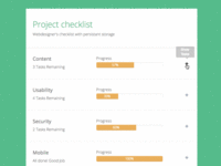 Web Dev Checklist by Adam Koniuszewski on Dribbble