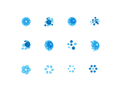 Dots dynamics blue branding dots dynamics identity logo motion movement