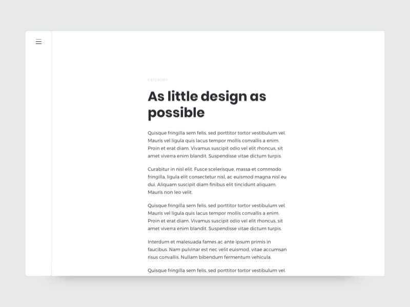 Typography explorations clean gif minimal simple typogaphy ui web webdesign white space