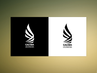 Galeria legnicka logo logo wave
