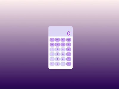 Daily UI - 04 - Calculator calculator dailyui dailyuichallenge design ui