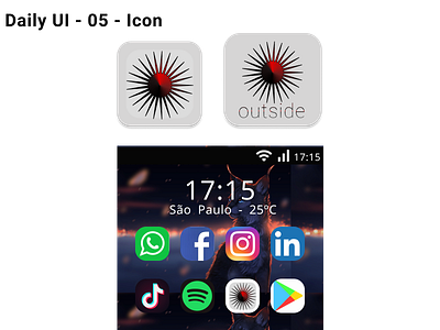 Daily UI # 05 - Icon android app dailyui dailyuichallenge design icon logo