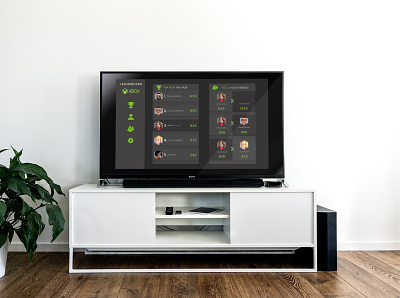Aplicado - Smartv dailyui dailyuichallenge design leaderboard tv app ui user interface xbox xbox one xboxone