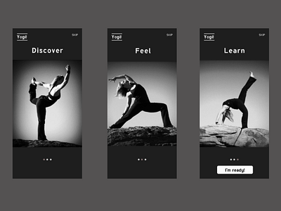 Daily UI #23 android app app app design branding dailyui dailyuichallenge design illustration iphone app logo onboarding onboarding screens onboarding ui ui user interface ux yoga yoga app