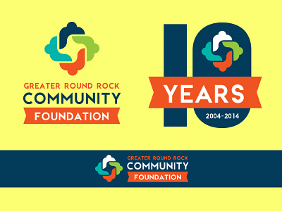 Greater Round Rock Community Foundation Rebrand branding community foundation identity logo non-profit re-branding