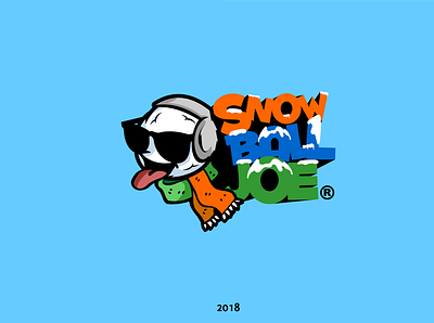 Snow Ball Joe branding design logo vector