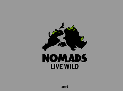 nomads branding design logo vector