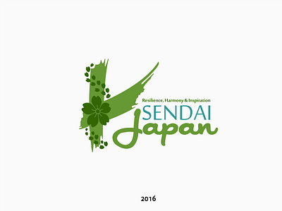 sendai japan branding design logo vector