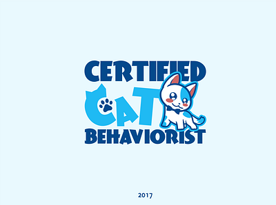 certified cat branding design logo mascotlogo vector