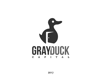 grayduck branding design flat logo minimal vector