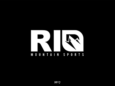 rio branding design flat logo minimal vector