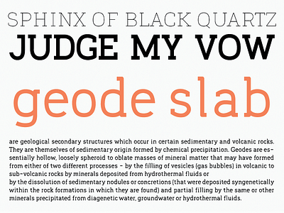 Geode Slab design display family font geode serif slab type typeface typography