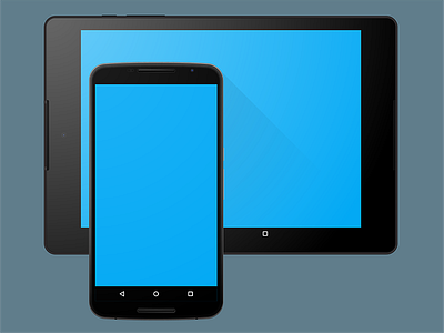 Nexus 6 and Nexus 9 Vector Frames 6 9 android device frames nexus phone tablet vector