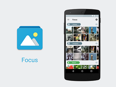 Focus visual/product design