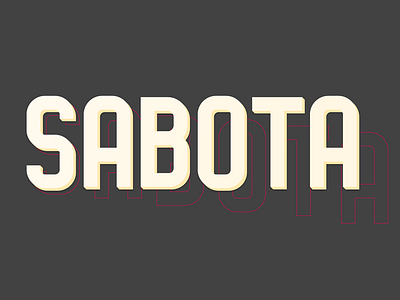 Sabota typeface design font fonts geometric letters monospace sabota sans serif type typography