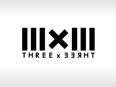 3x3 Logo illustrator logo design typography