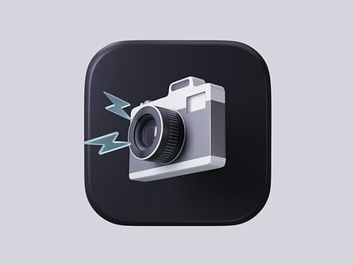 Camera Icon for MacOS Big Sur 3d 3d illustration 3d logo big sur blender camera design icon design illustration lighting logo macos neomorphism render skeumorphism ui