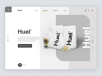 Huel Bottles by Garage Design Studio on Dribbble