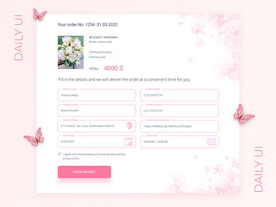 Pop-Up / Overlay dailyui001 design ui ux