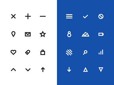 Simple icons