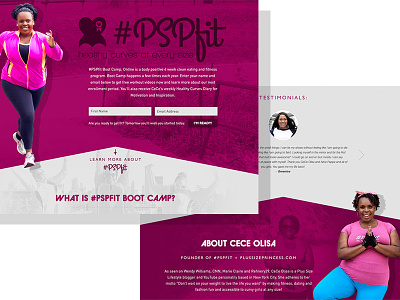 #PSPfit branding identity logo one page responsive ui web web design website wordpress